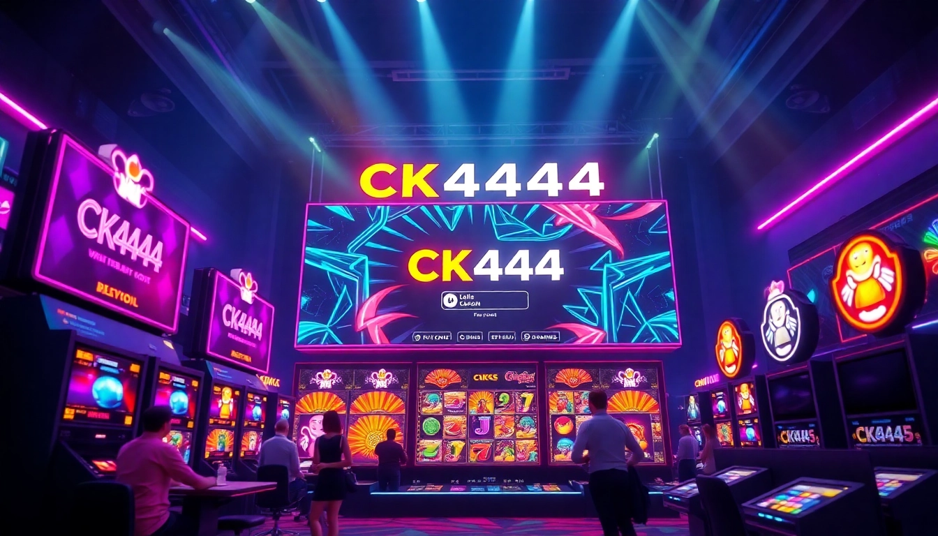 Screen showcasing the ck4444 login page with vibrant graphics, user-friendly design, and secure login features to attract players seeking a reliable online gaming platform.
