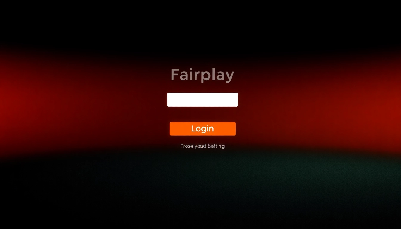 Screenshot of fairplay login page featuring a vibrant orange-black design, showcasing seamless access to India's top sports betting platform, designed for user convenience and trust.