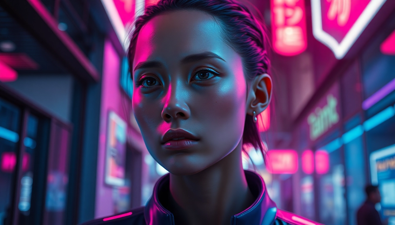 Cinematic NSFW AI Image Generator-inspired character scene with hyperreal lighting