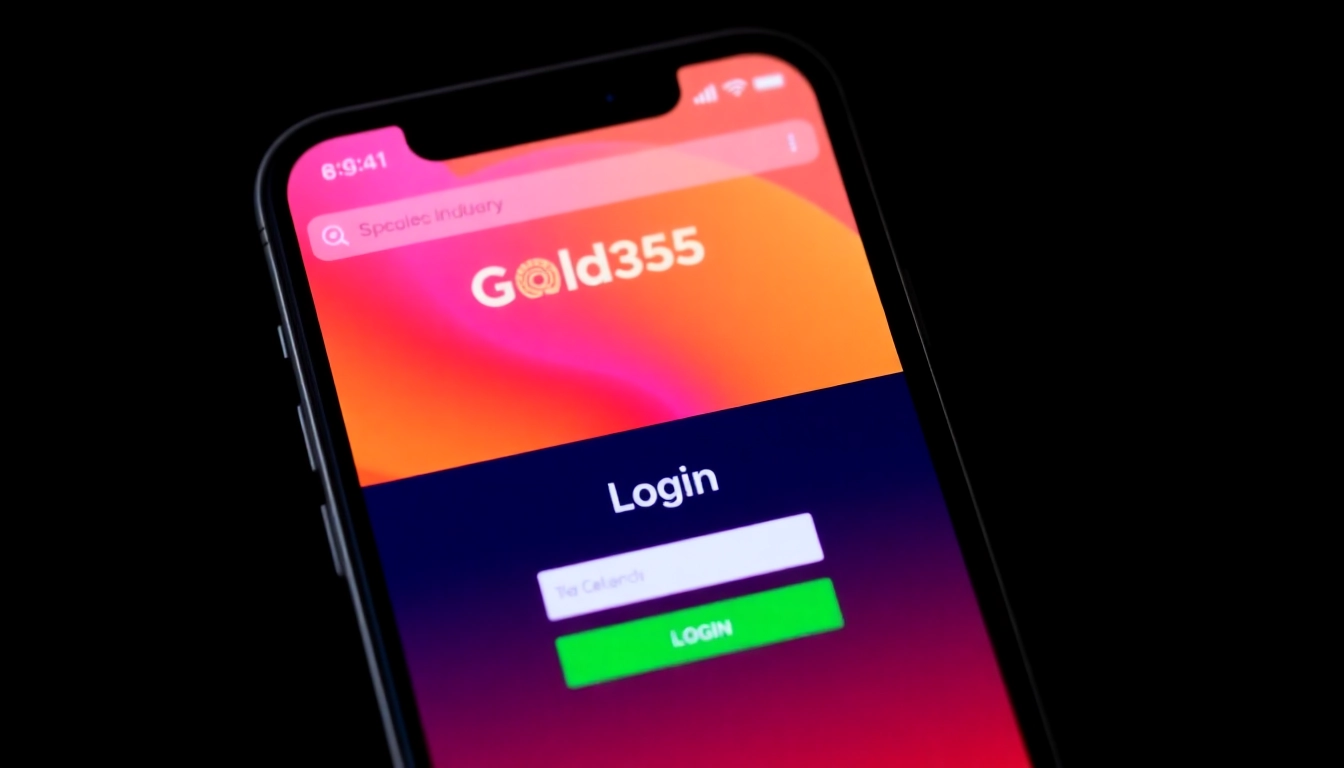 Gold365 Login portal on a smartphone with secure, user-friendly interface for online betting access.