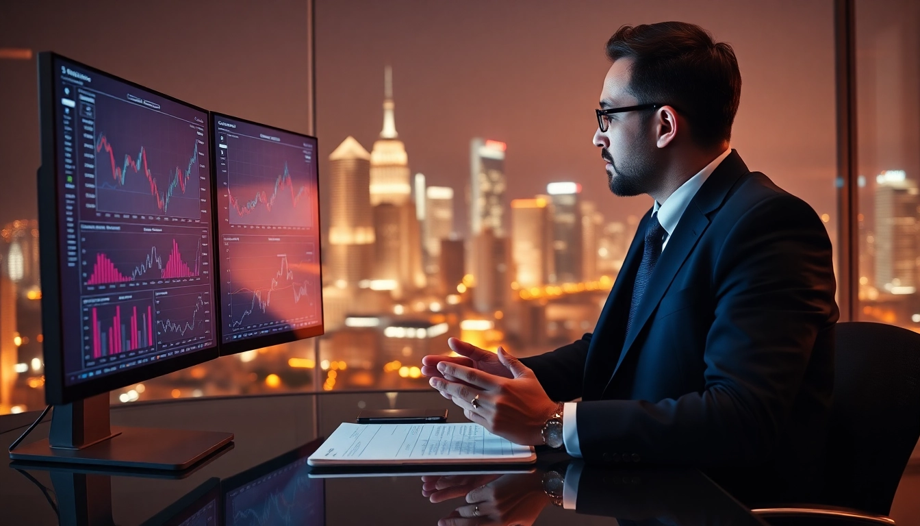 Professional financial advisor analyzing alternative investment options with UK market insights