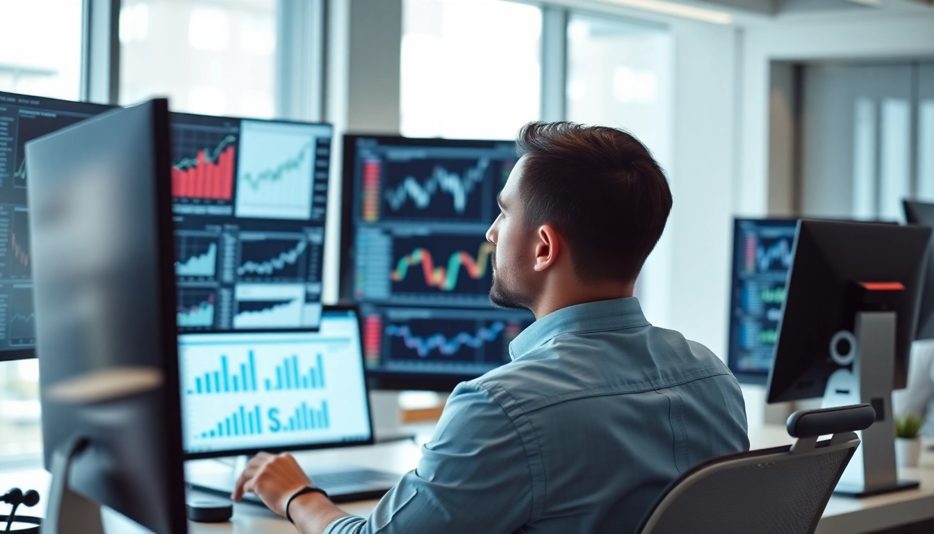 Expert Investment Insights showcasing a professional analyzing market data to inform investment