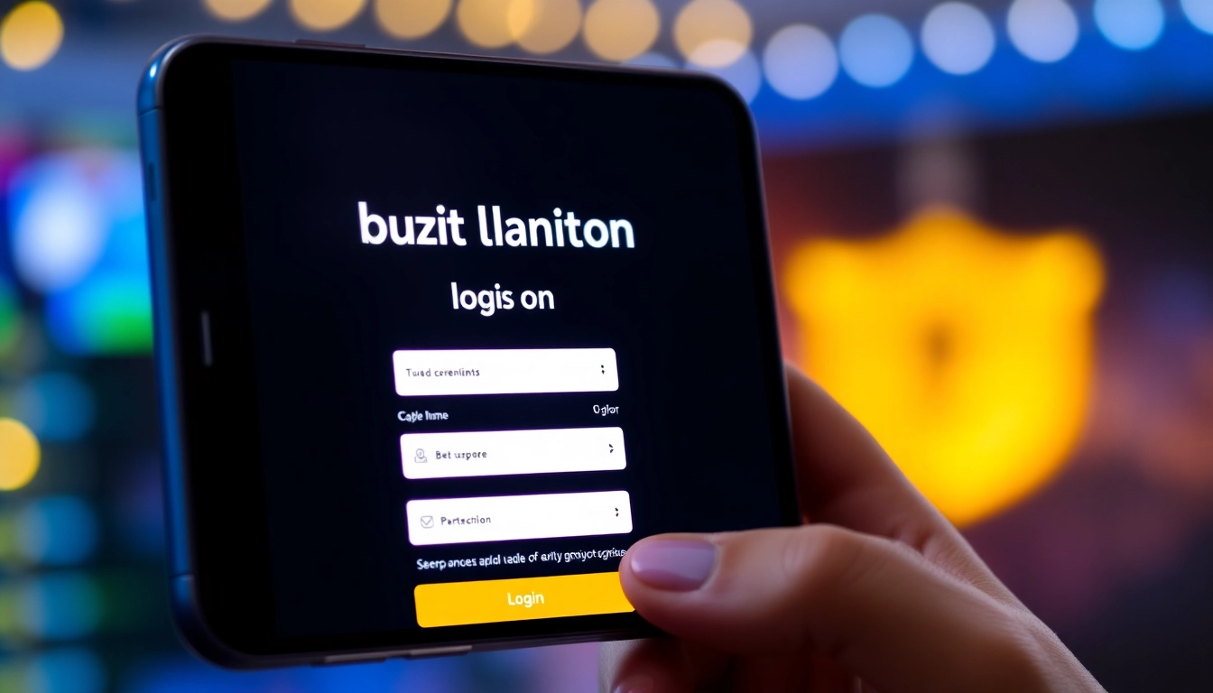 User logging into Kheloyar login page on smartphone with secure interface and quick access