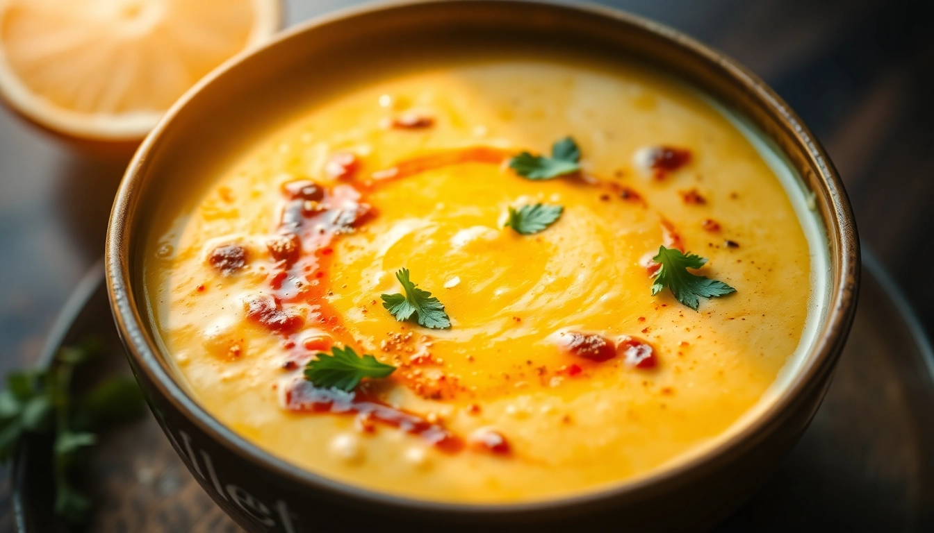 Authentic Ready to Eat Gujarati Kadhi served in a bowl with fresh herbs and spices for quick,