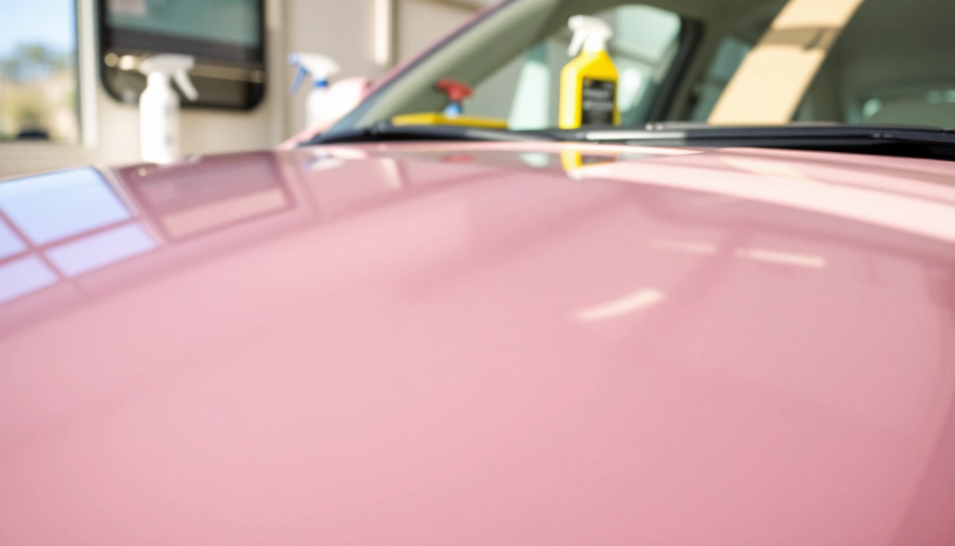 Professional Wohnmobil Politursiegelung process showcasing a glossy, well-protected surface of